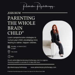 Workshop 2 Parenting The Whole Brain Child