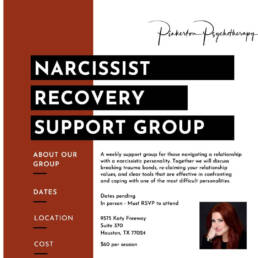 Narcissist Recovery Support Group Workshop