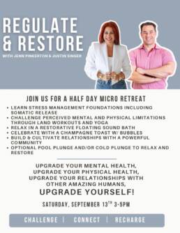 Regulate & Restore Sept 13
